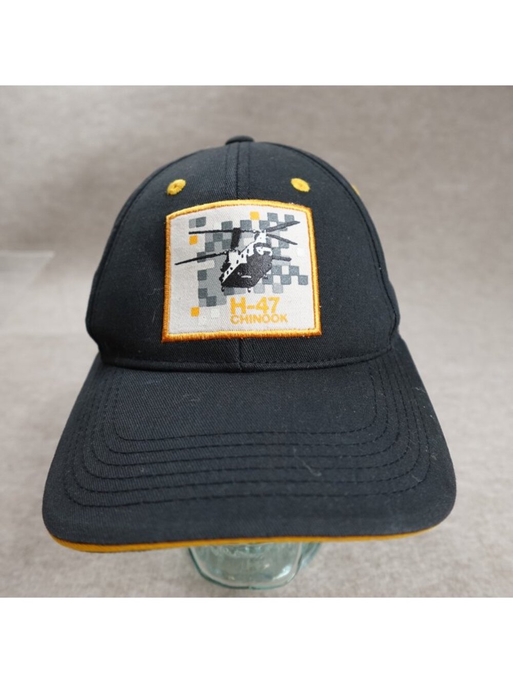 Boeing H47 Chinook Hat Black Embroidered Official Cotton